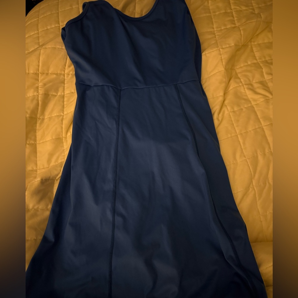 Selling my Lululemon dress with built in shorts. Worn only once